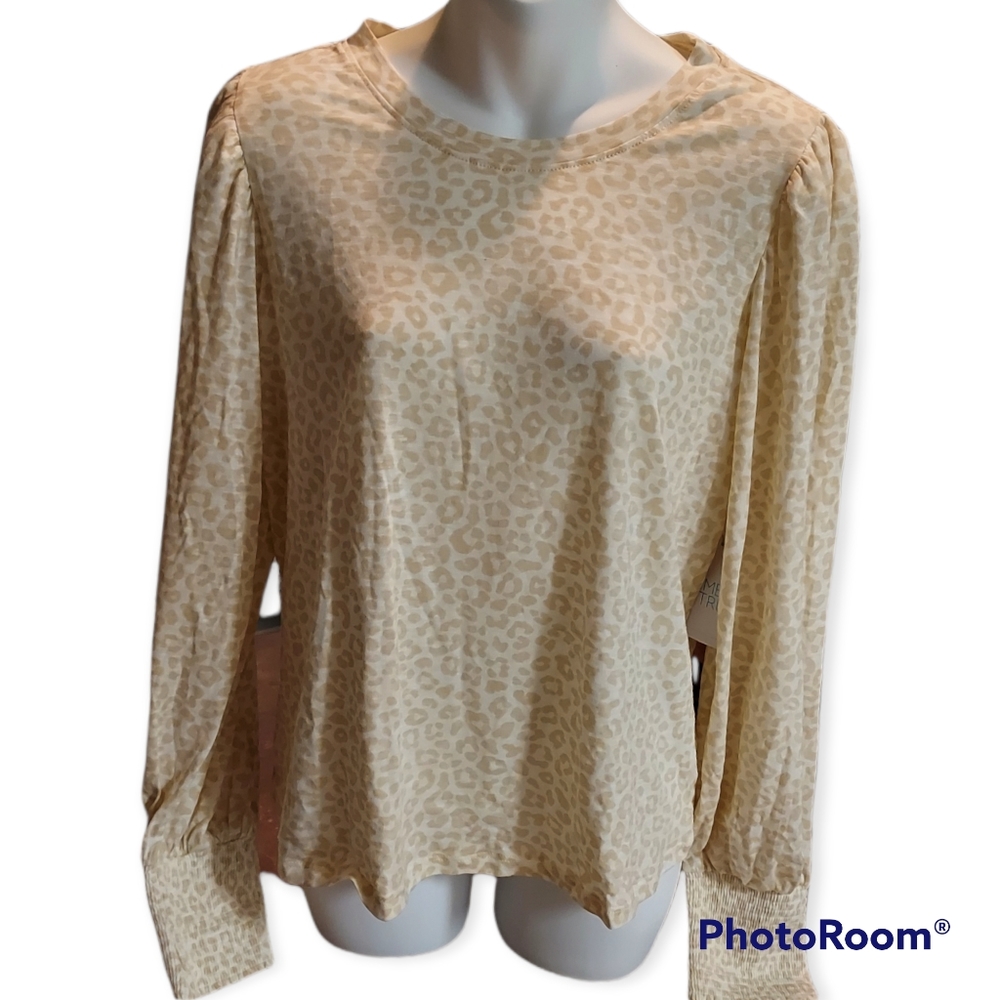 Animal Print Long Sleeve Tee